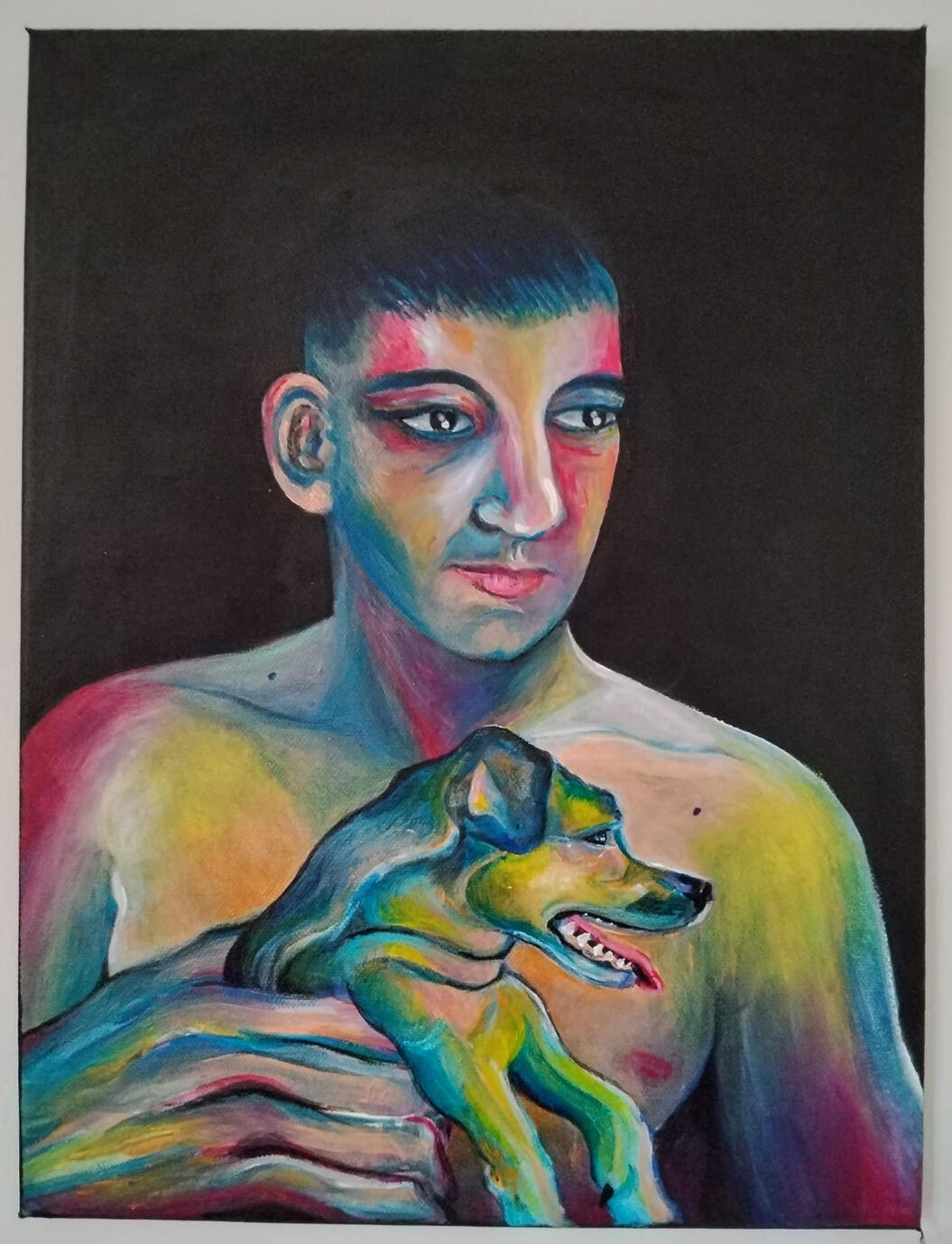 J&amp;RN, Acrilico su tela, 30 X 40, 2025
