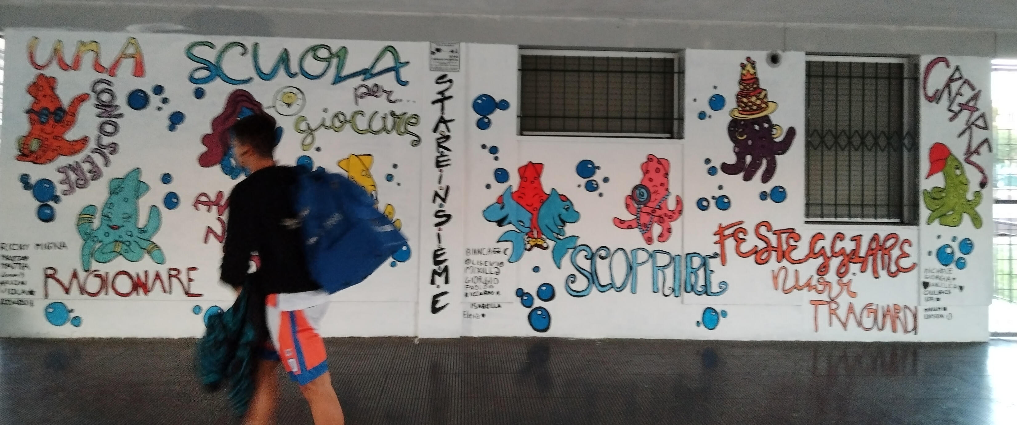 LAB di MURALES-Scuole medie di Porto Recanati (MC), 2023