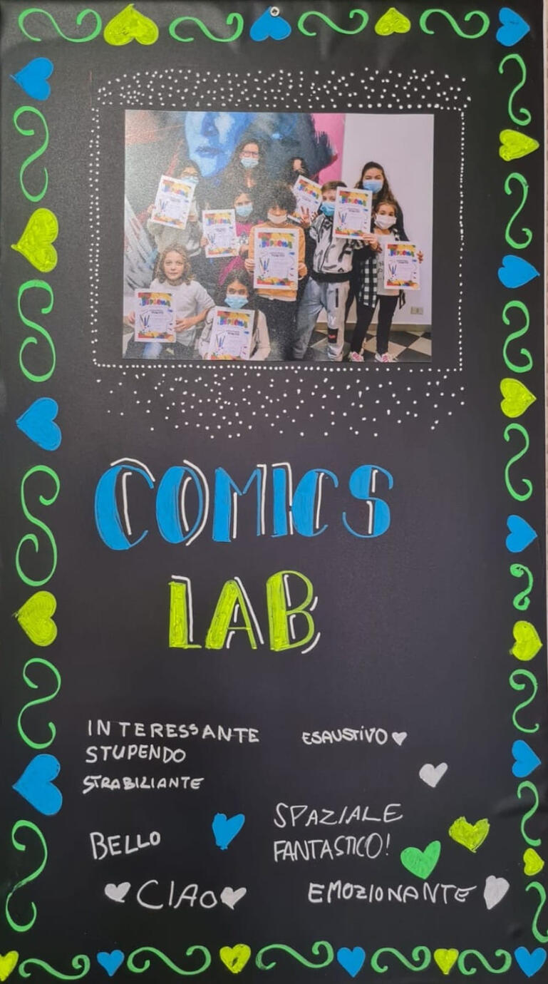 LAB di FUMETTO-Centro giovanile WONDER di Sant'Elpidio a Mare (FM), 2022